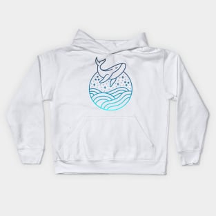 Jumping Whale Kids Hoodie